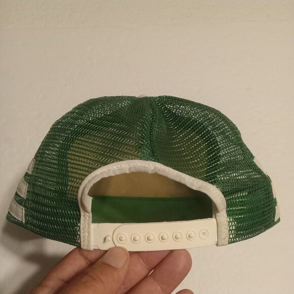 Quaker State Vintage 3 Stripe Trucker Hat/Cap OSFA - Picture 5 of 7